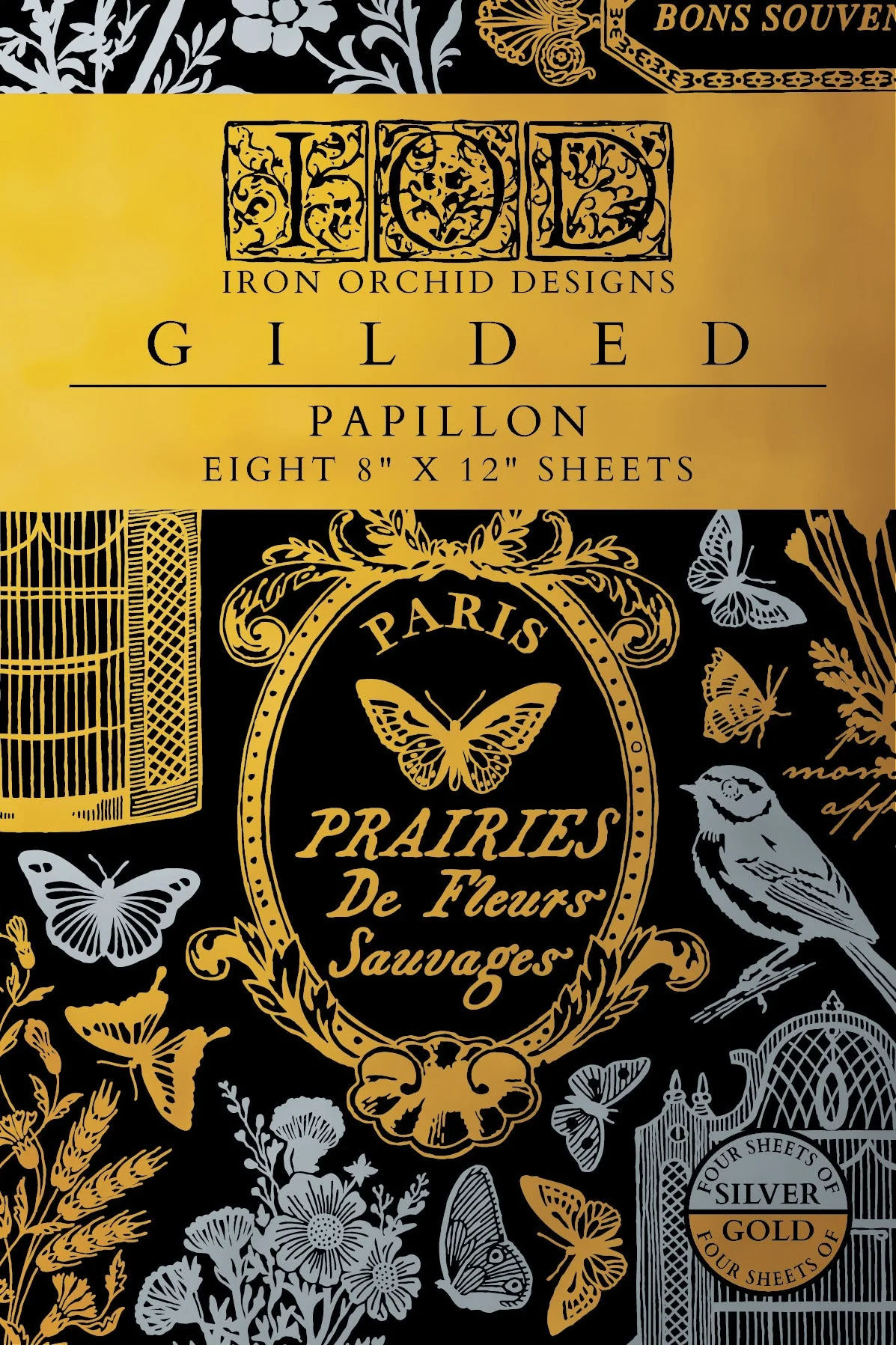 Papillon Gilded transfer