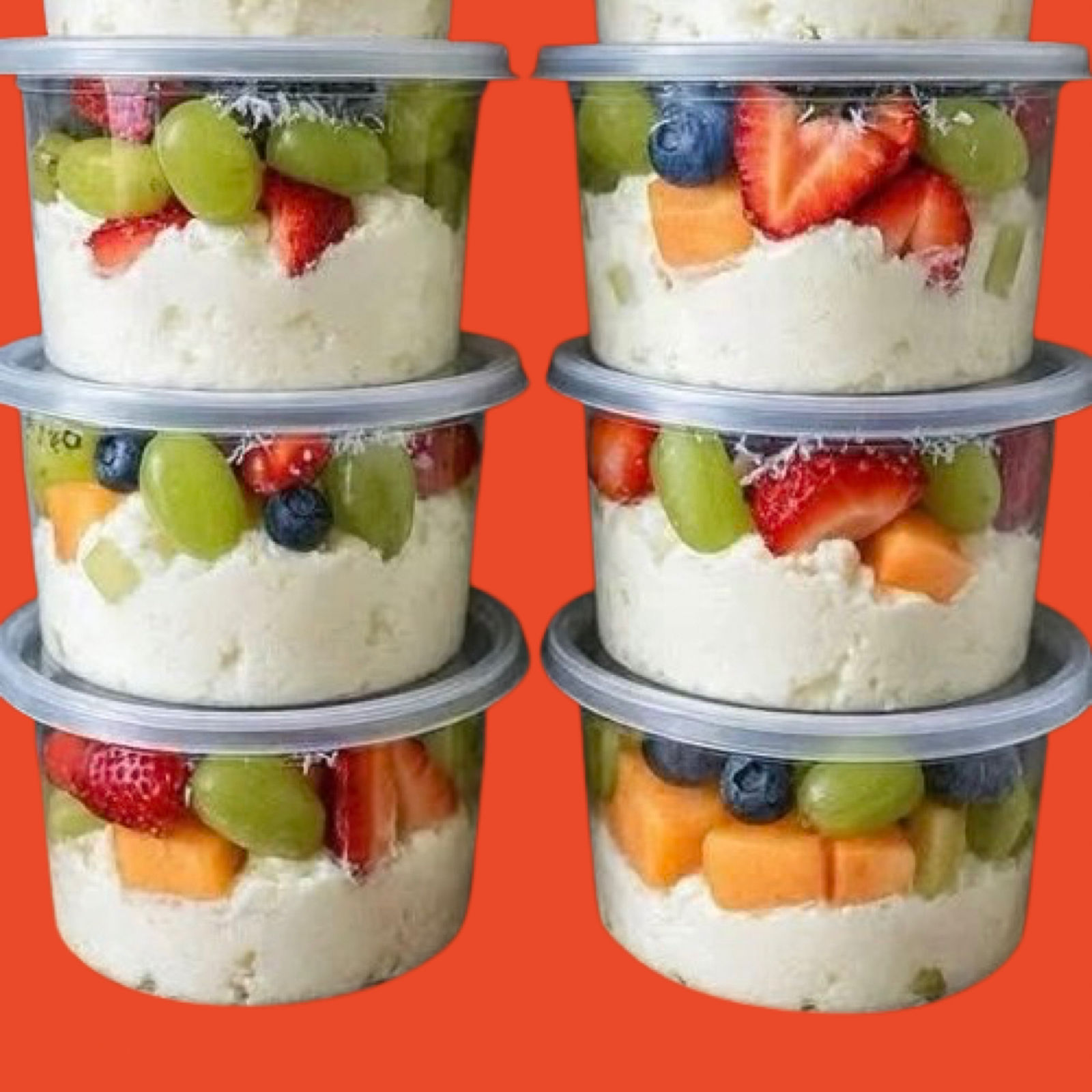 16oz Honey and Fruit Cottage Cheese