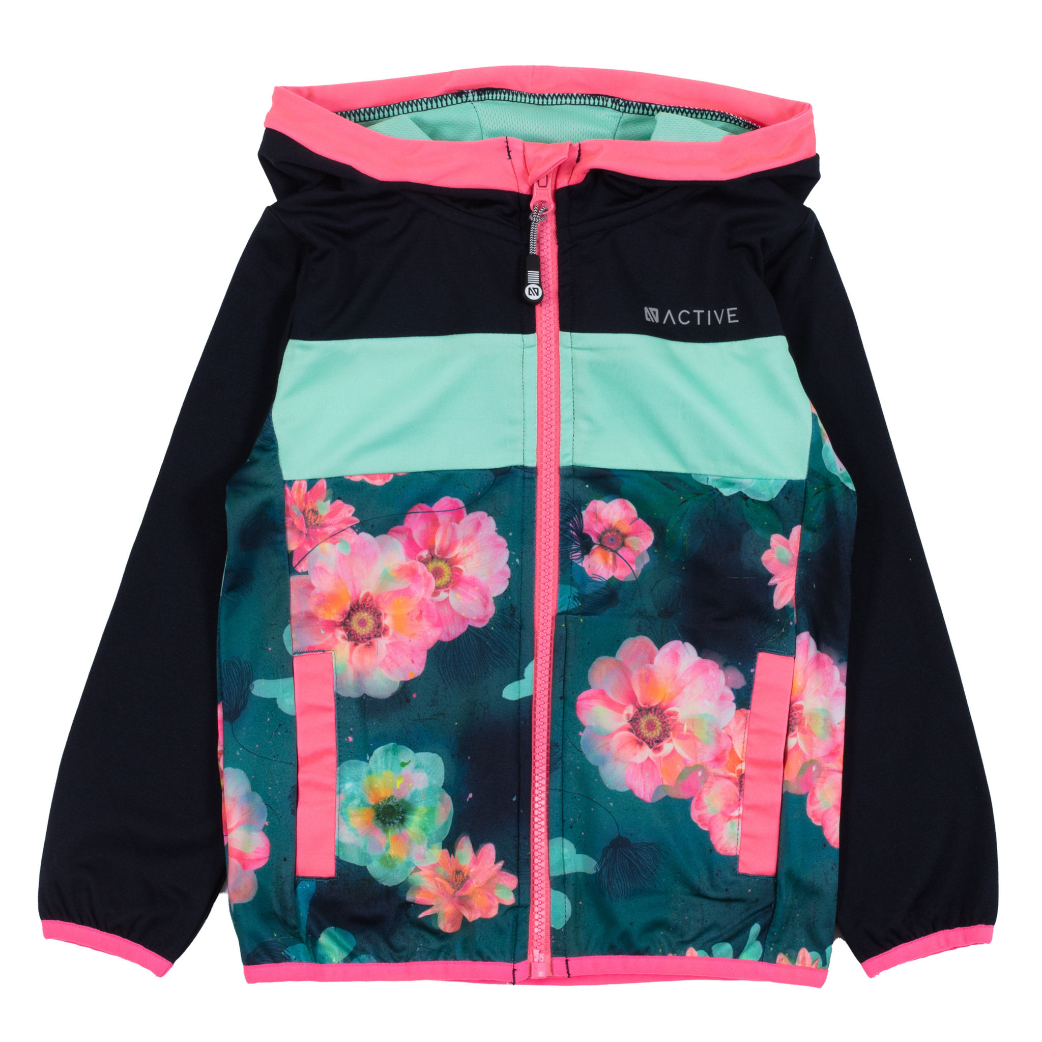 NANÖ Veste à capuchon athlétique F25A8203  - Marine (4 à 14 ans)