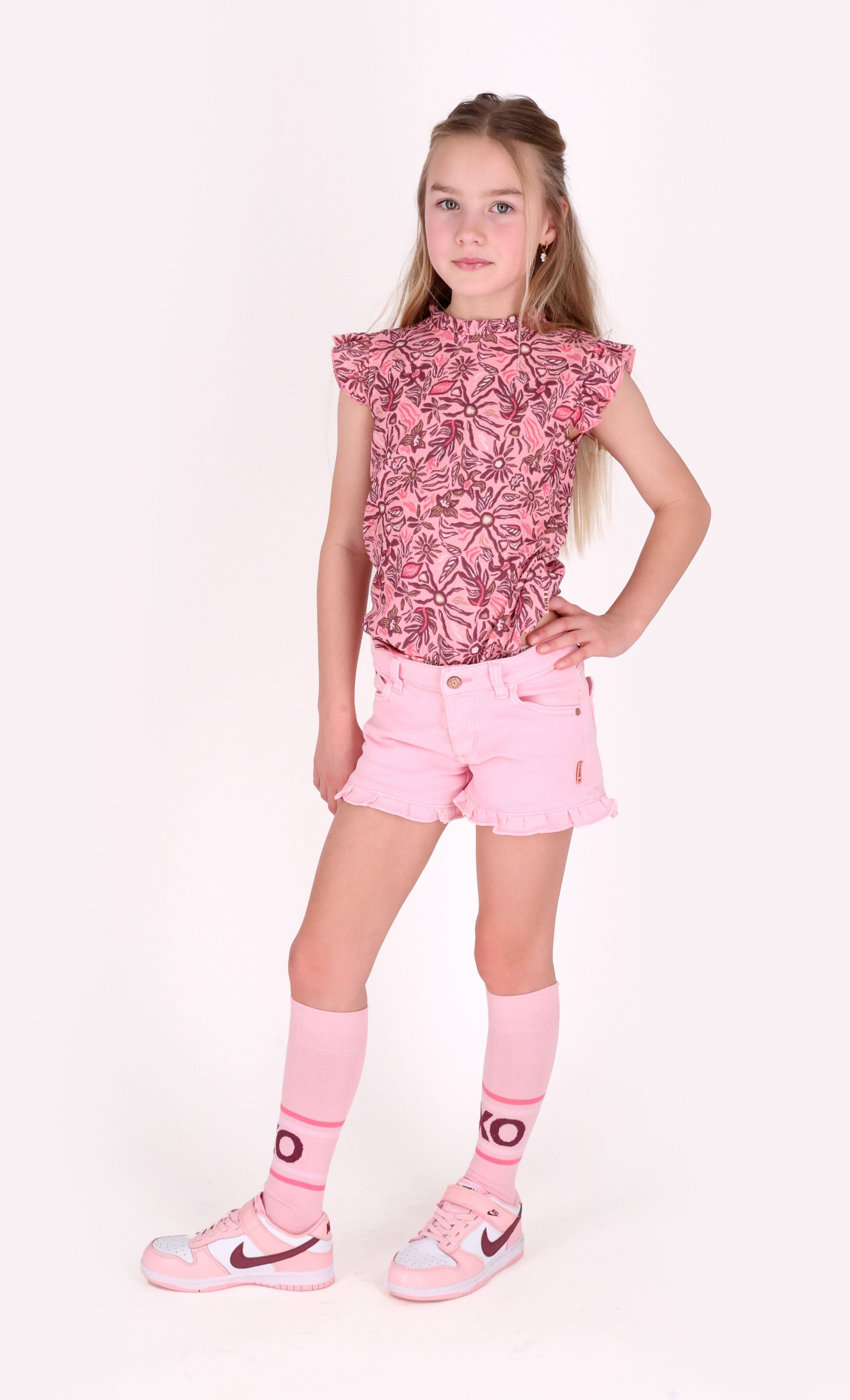 B.NOSY Blouse Tamar 5104 984 - Blush (5-14 ans)