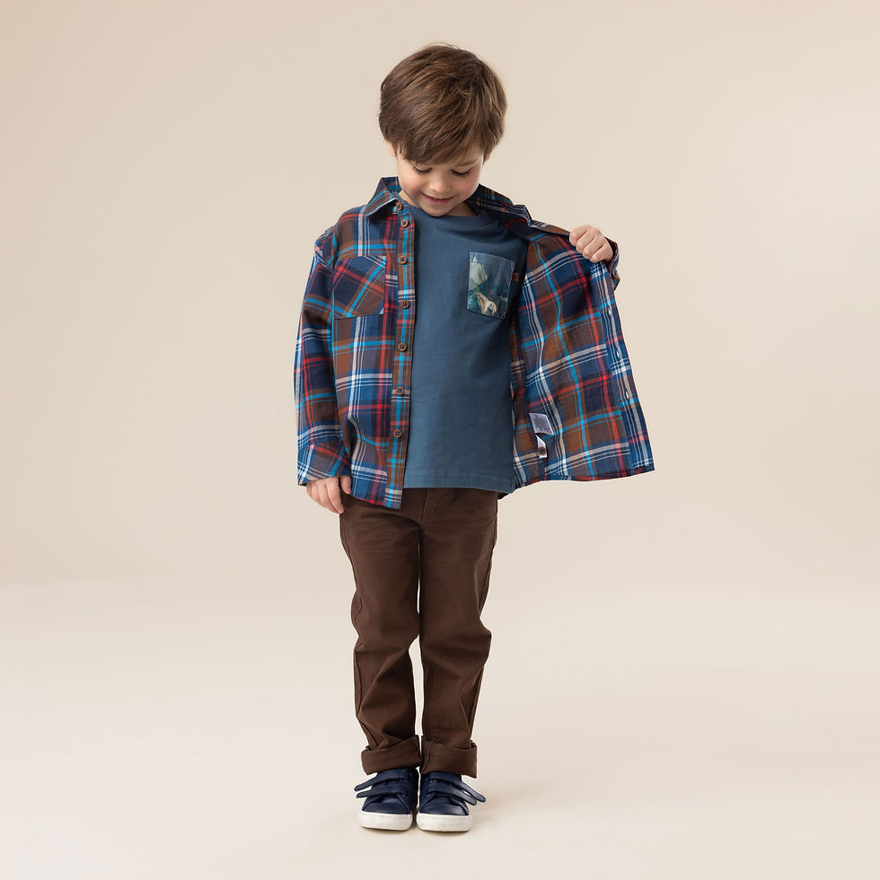 Miniature : NANÖ Chemise F2603-07 - Bleu (2-14 ans)