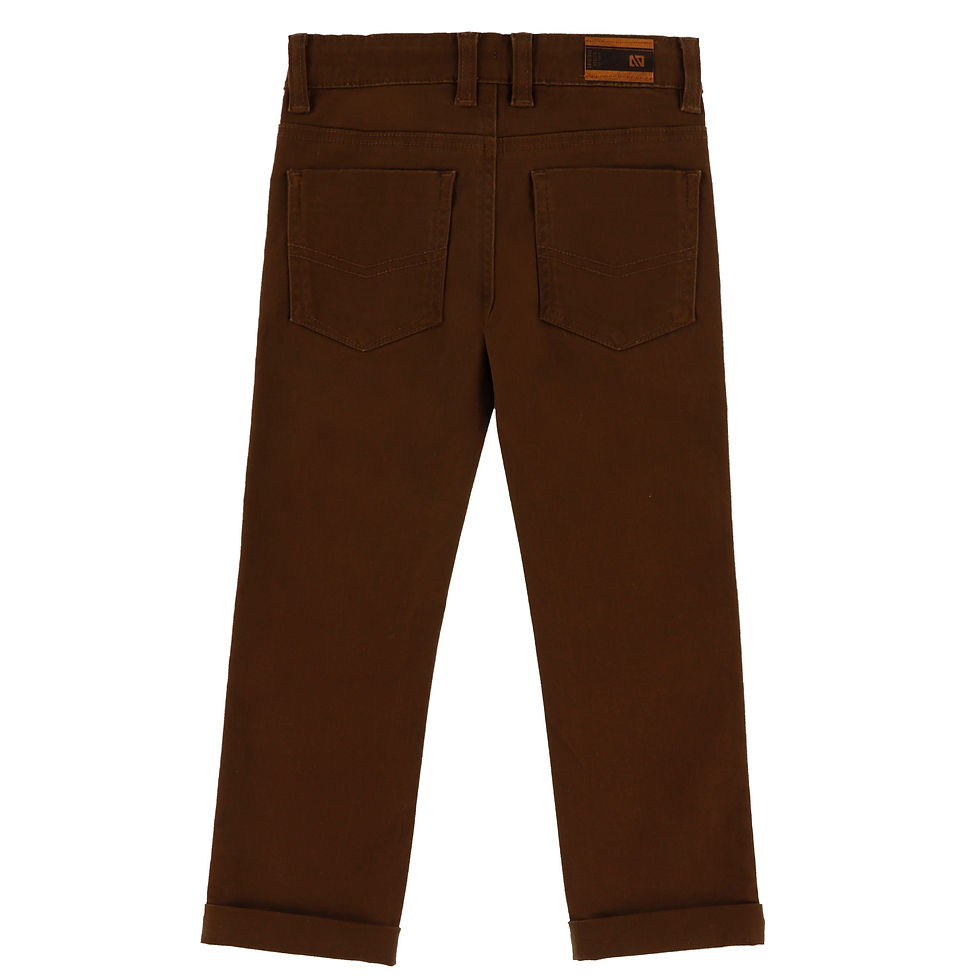 Miniature : NANÖ Pantalon F2603-06 - Brun (2-14 ans)
