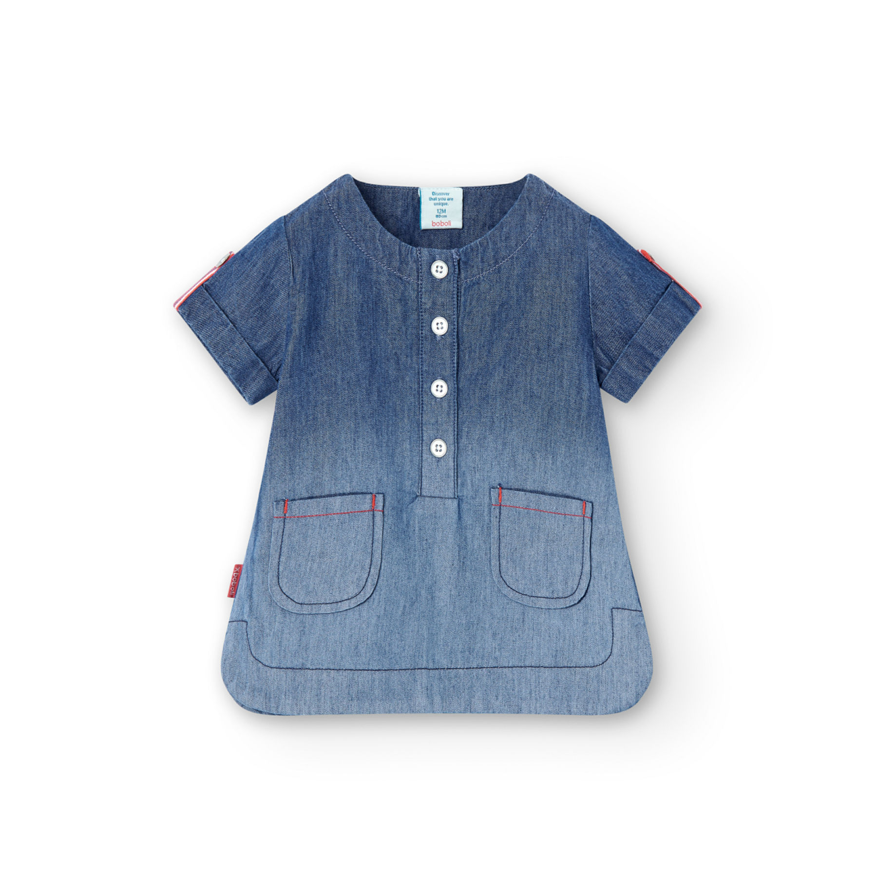BOBOLI  Chemise ample en jean