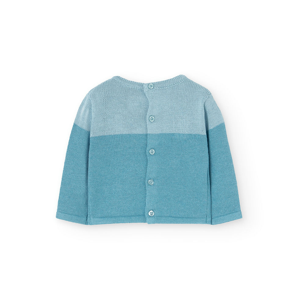 Miniature : BOBOLI Ensemble en maille - Bleu (6-24 mois)