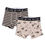 Miniature : NANÖ Boxers, paquet de 2 - Beige chiné (2-12 ans)