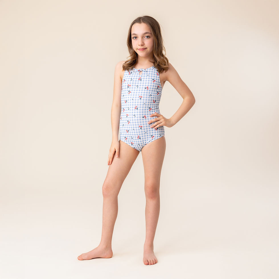 Miniature : NANÖ Maillot UV une pièce S26S18-02 - Bleu pâle (2-14 ans)