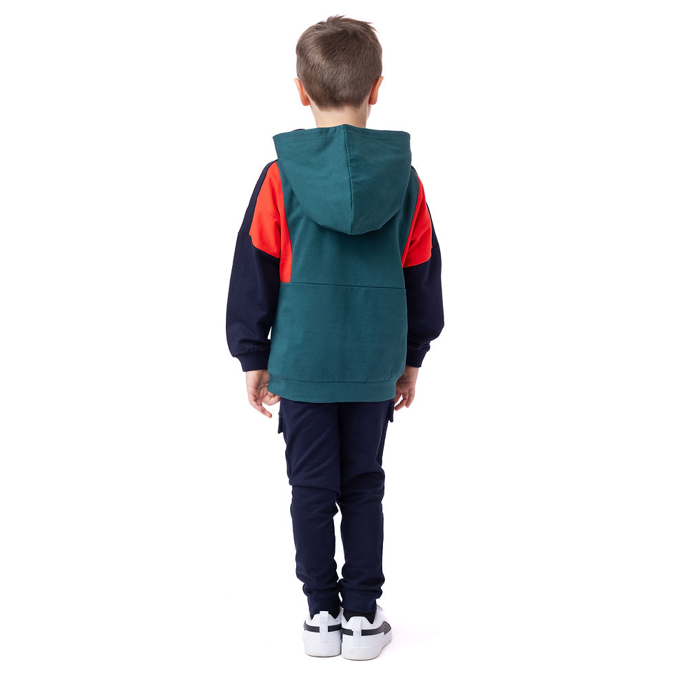 Miniature : NANÖ Chandail à capuchon - Forêt (2-6 ans)