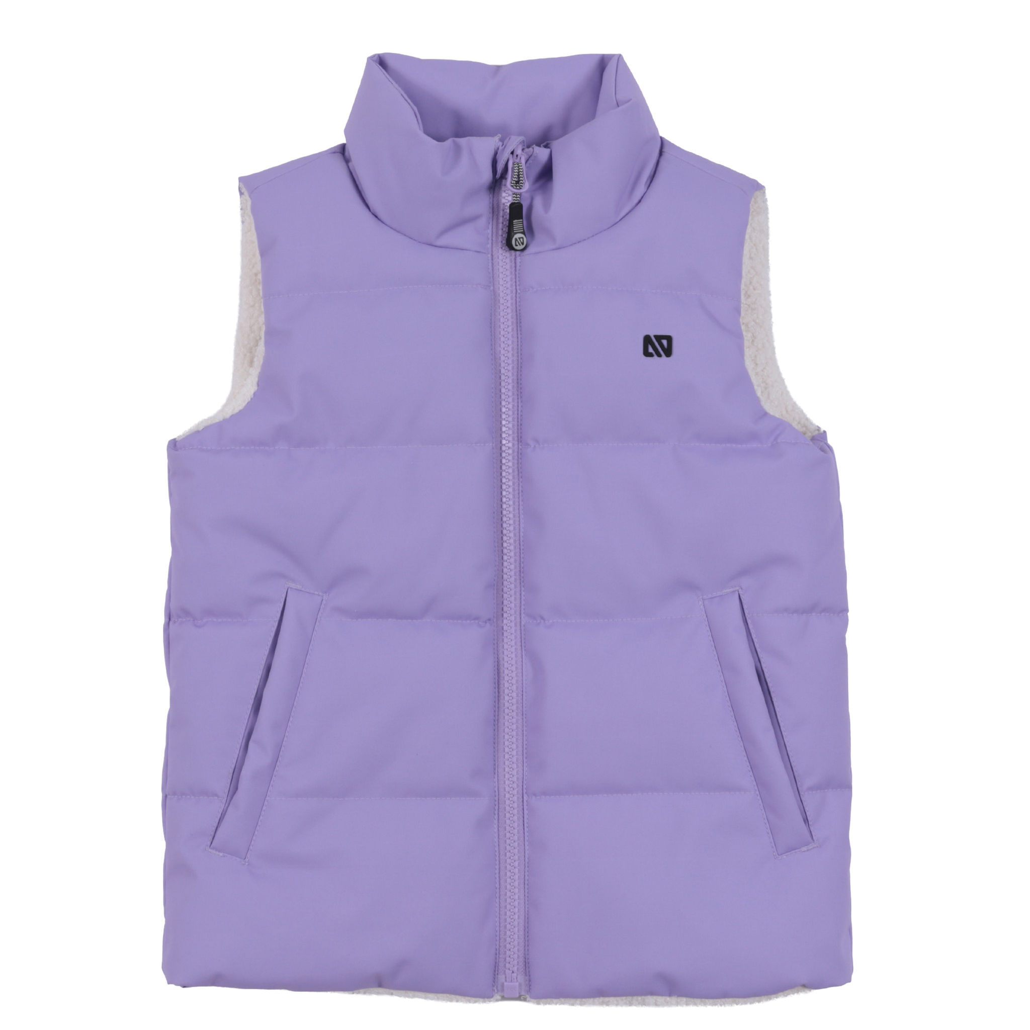 NANÖ Veste matelassée réversible F2604-12 - Lilas (4-14 ans)
