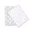 Miniature : LULUJO Couverture en coton (paquet de 2) -Motifs de treillis et de roses vintage