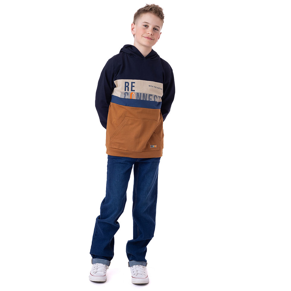 Miniature : NANÖ Chandail à capuchon - Marine (7-14 ans)