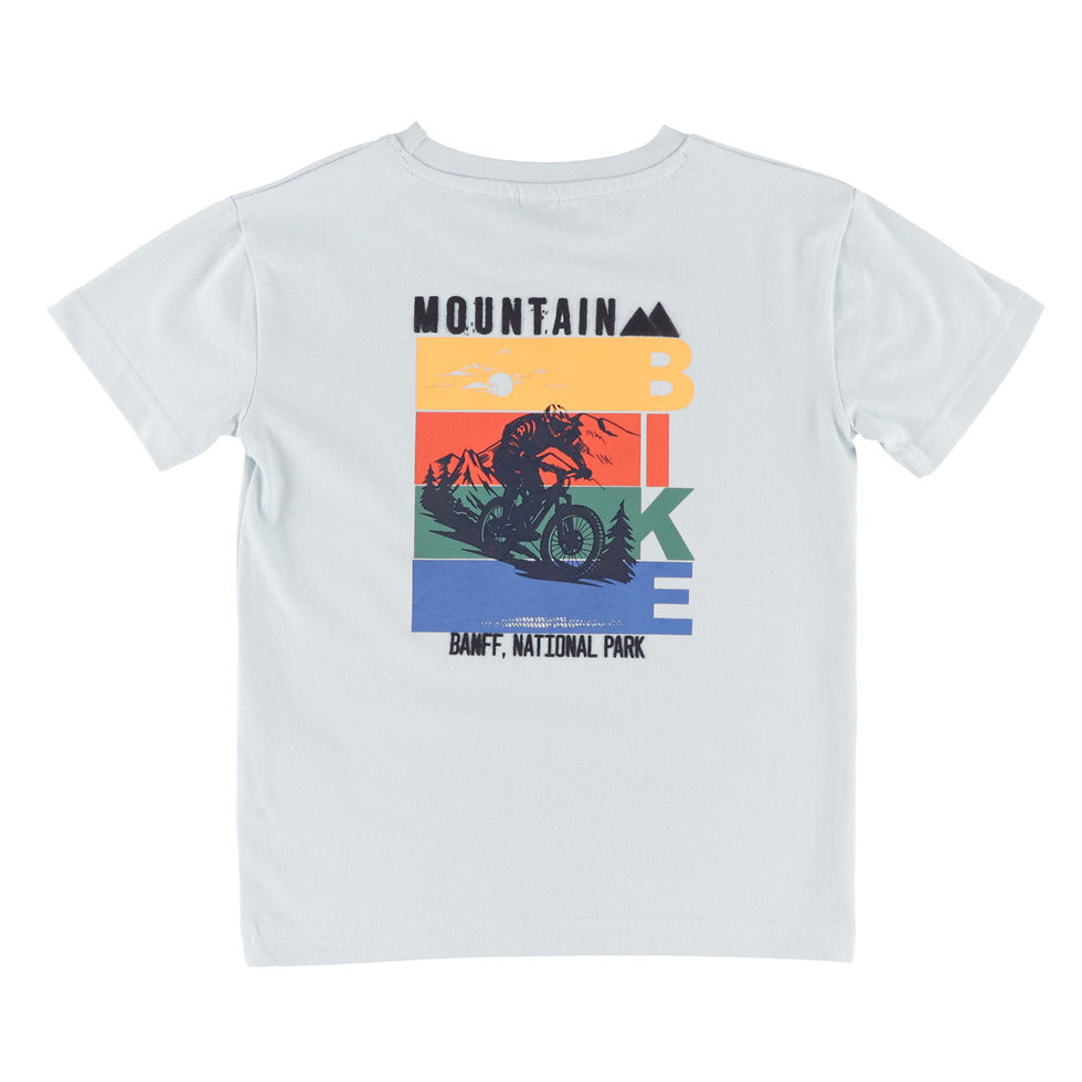 Miniature : NANÖ T-Shirt S2605-08 - Bleu pâle (2-14 ans)