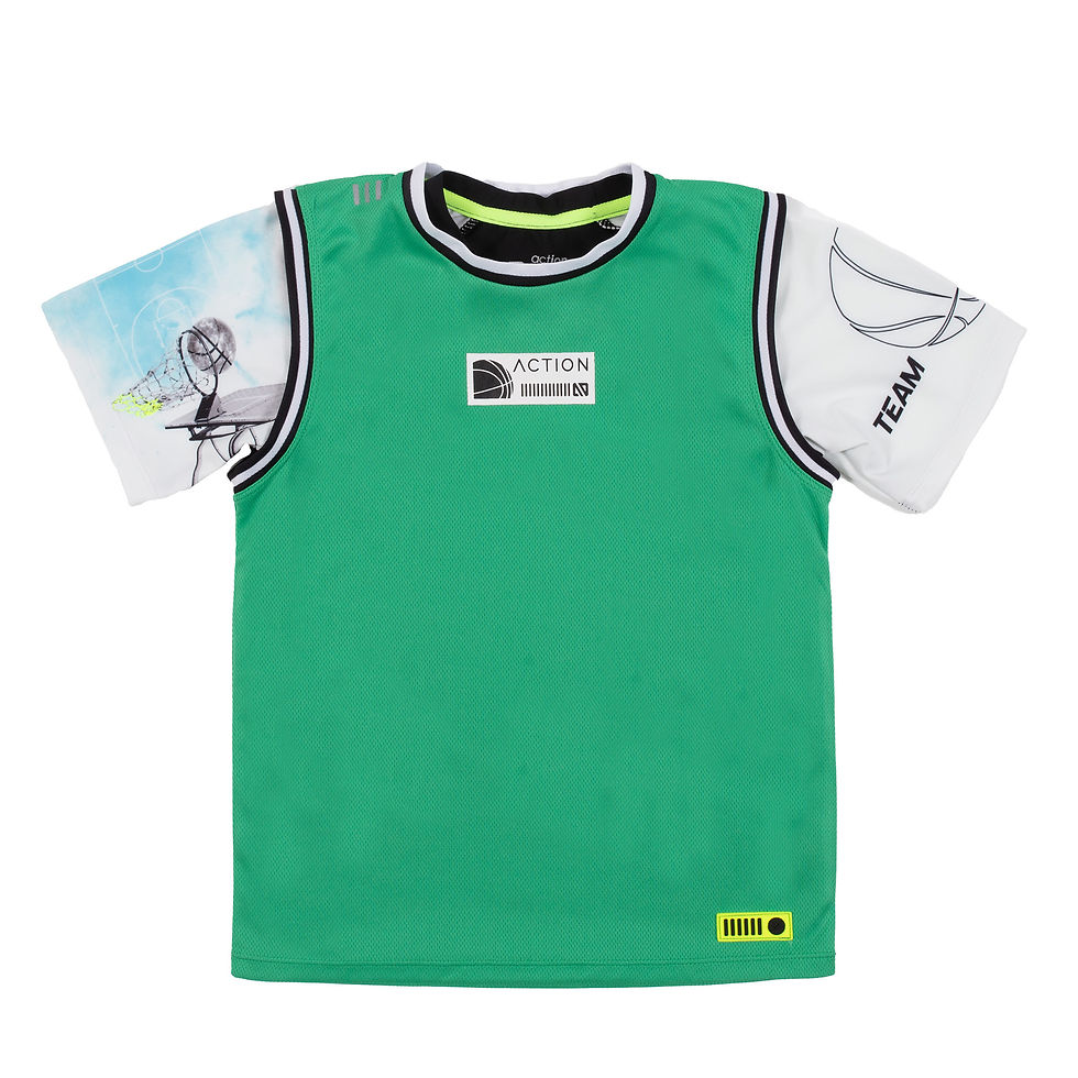 NANÖ ATHLÉTIQUE T-shirt/camisole 2 en 1 - Vert (4-14 ans)