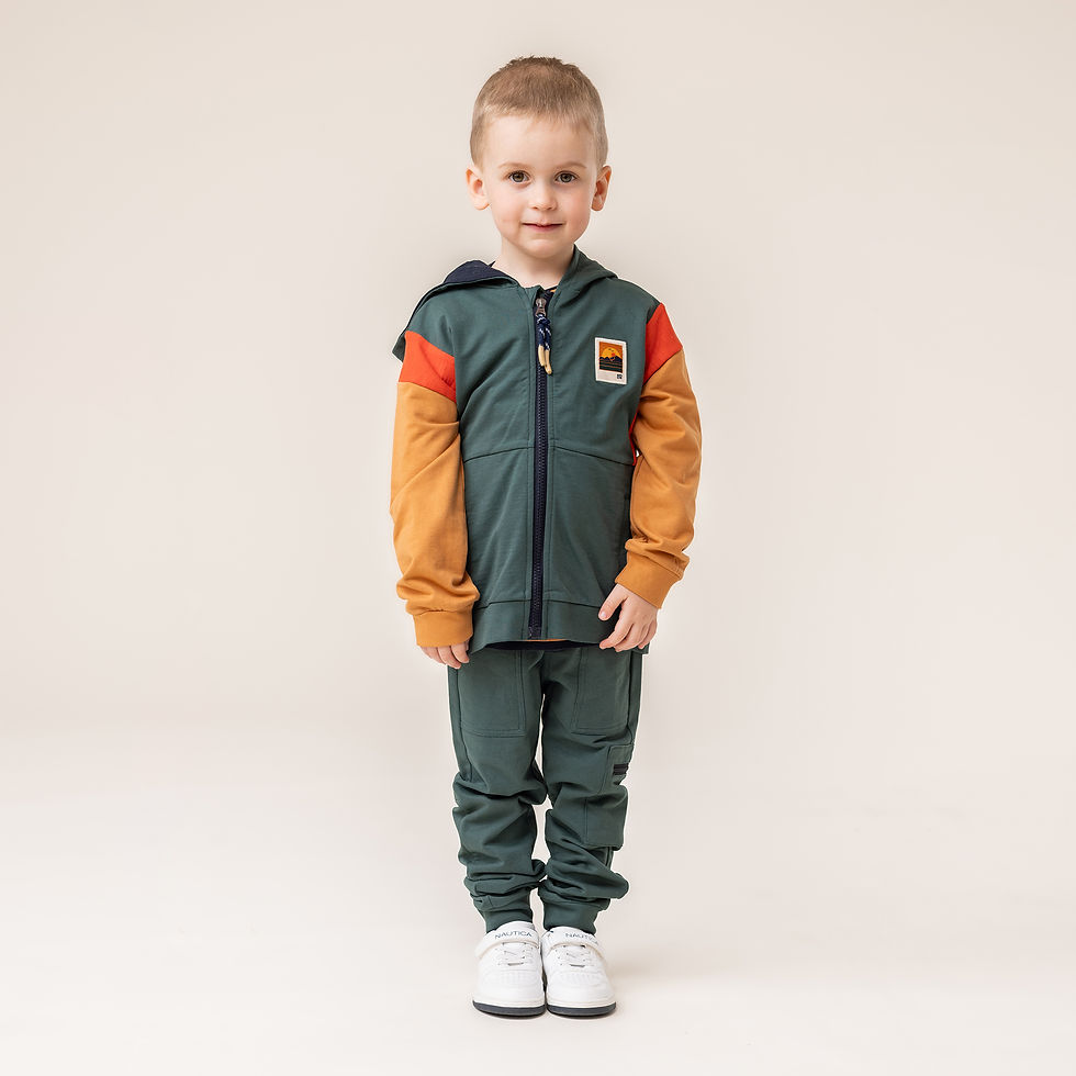 Miniature : NANÖ Pantalon de jogging F250708 - Forêt (2-14 ans)
