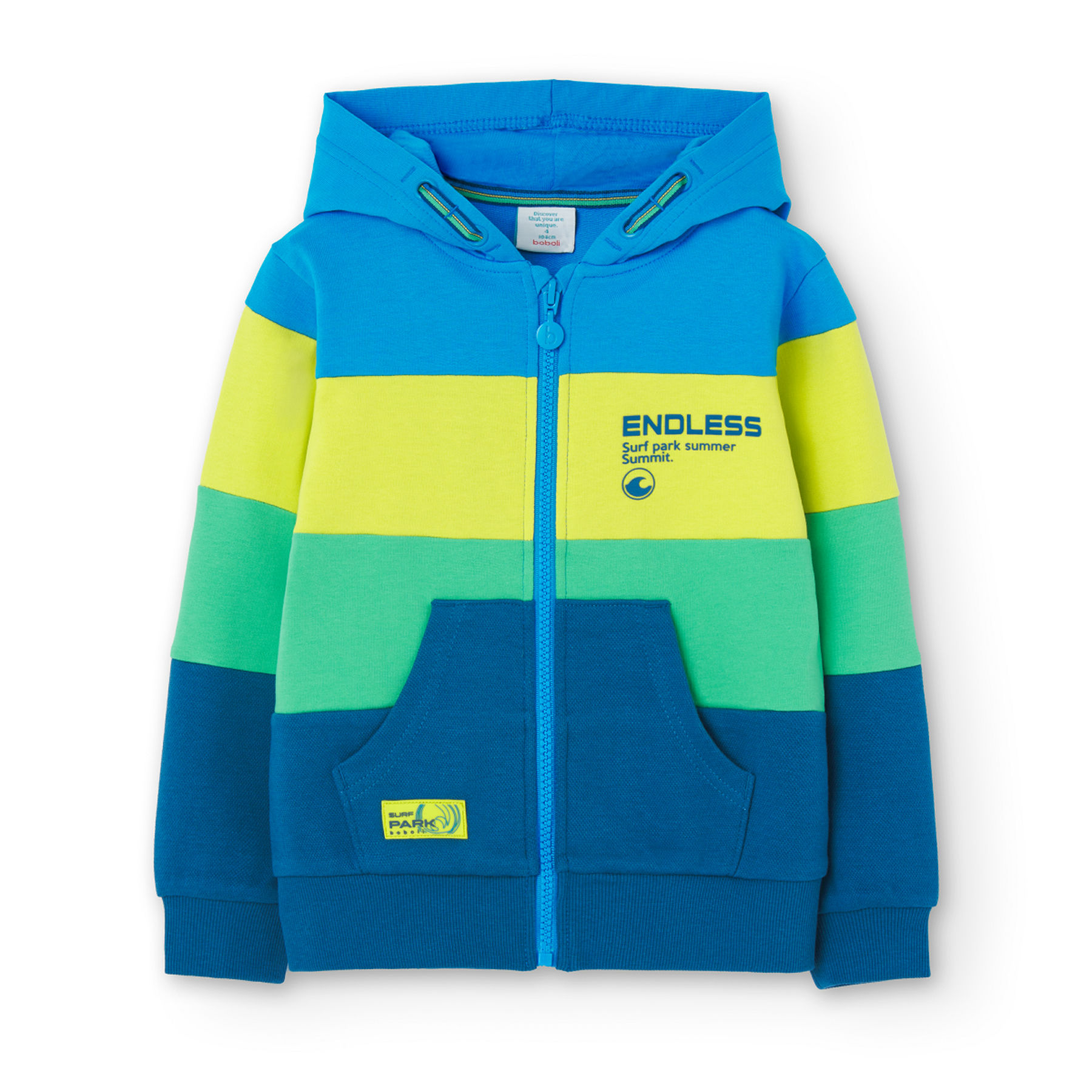 BOBOLI Veste en molleton à capuche Ticolore (7-16 ans) 528139