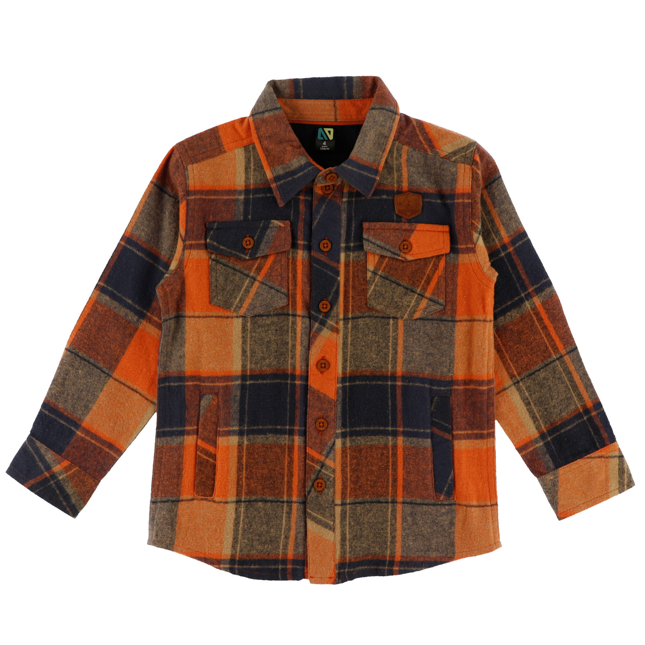 NANÖ Chemise F2607-01 - Orange (2-14 ans)