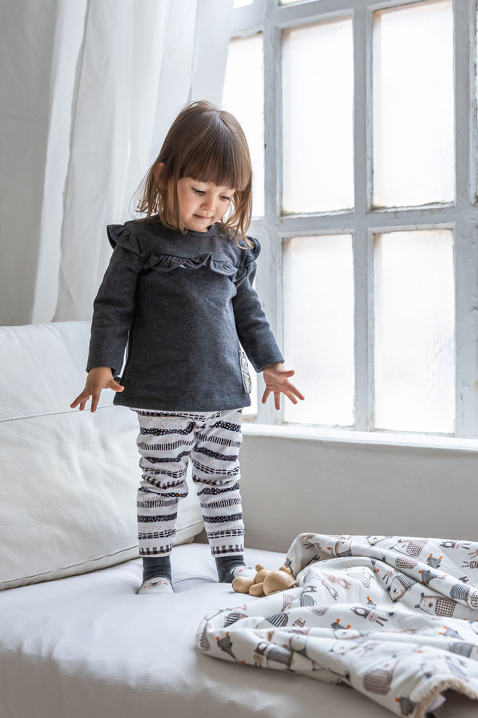 Miniature : BOBOLI Ensemble deux pièces 122049 - Antracite (6 mois-2 ans)