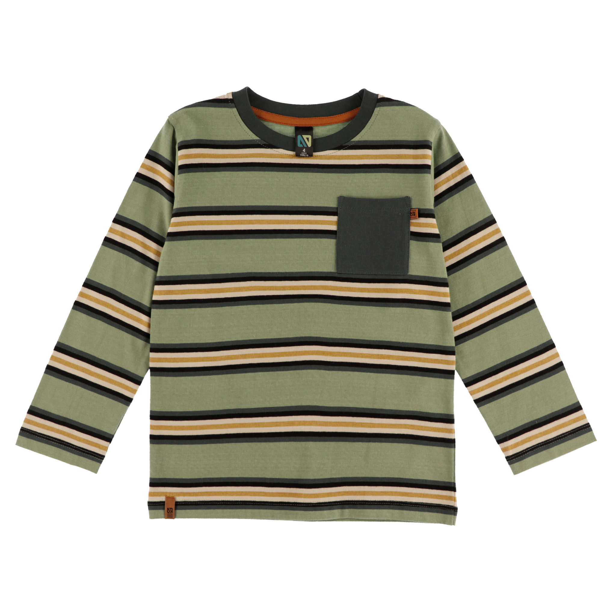 NANÖ T-shirt à manches longues F2601-03 - Eucalyptus (2-14 ans)