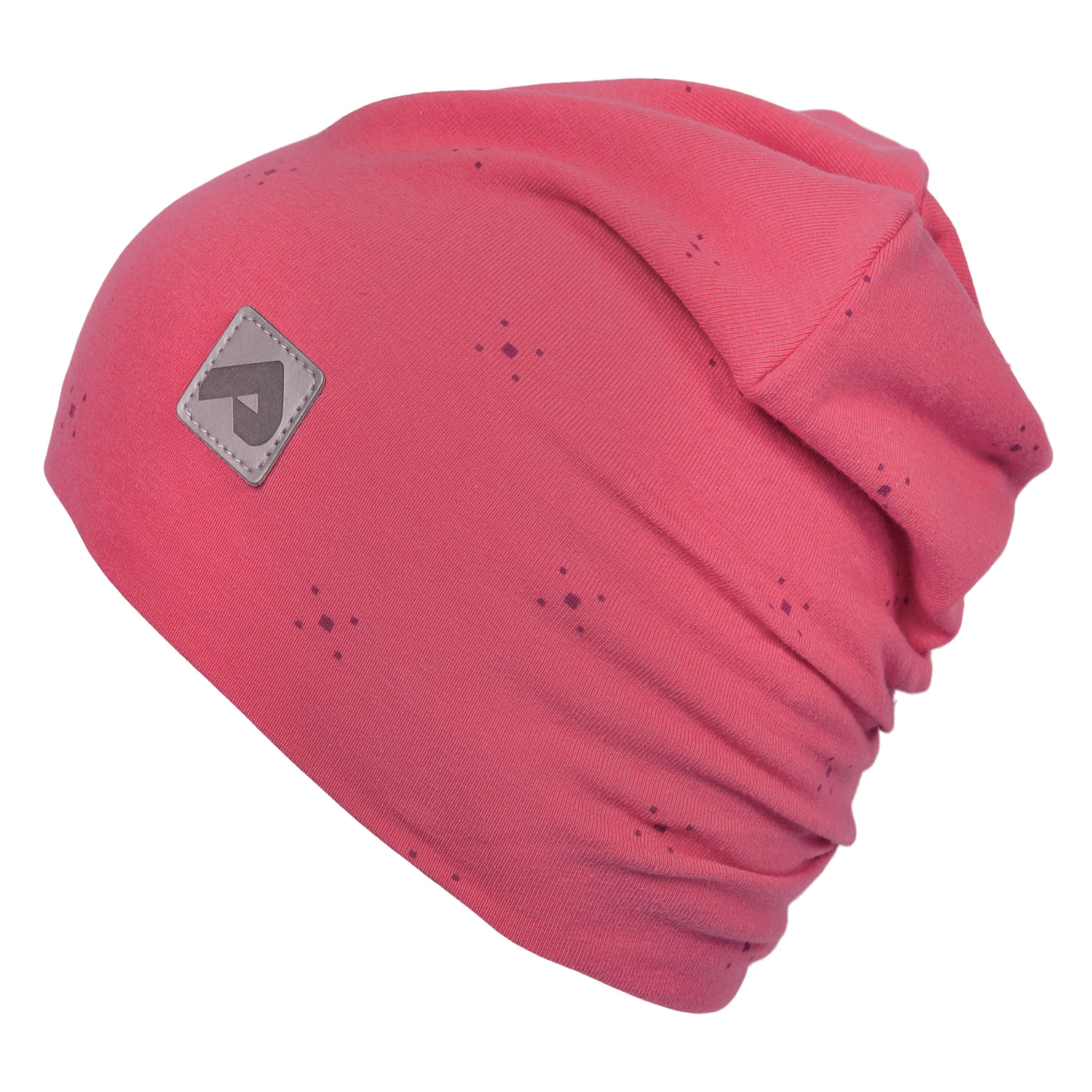PERLIMPINPIN Bonnet en jersey - Carrés rose