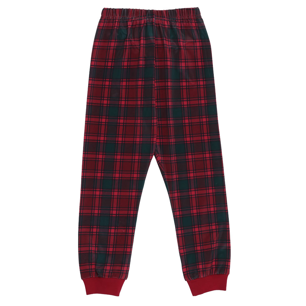 Miniature : NANÖ NOËL Pyjama unisexe F25P15 (2-14 ans) - Rouge