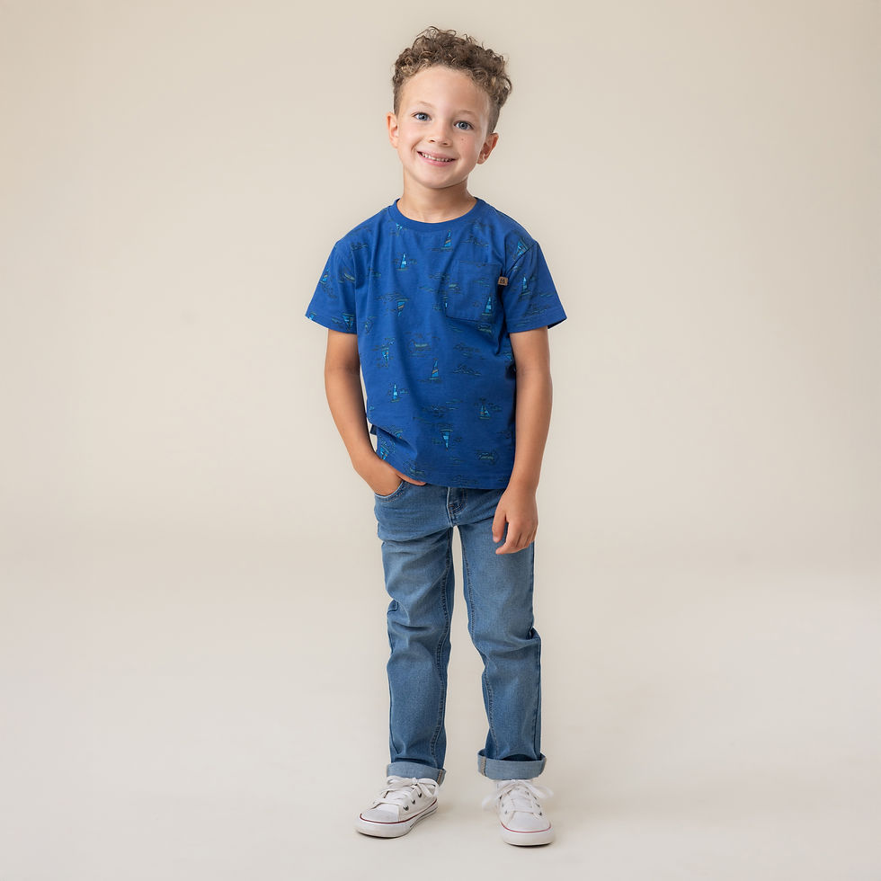 Miniature : NANÖ T-Shirt S2601-06 - Royal (2-14 ans)