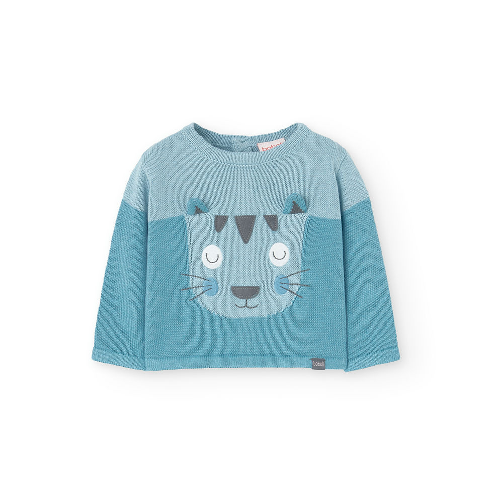 Miniature : BOBOLI Ensemble en maille - Bleu (6-24 mois)