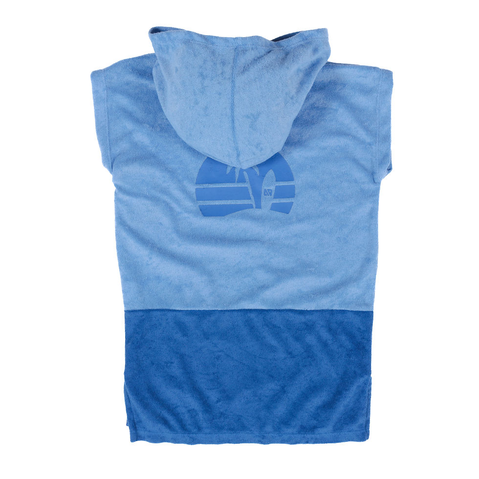 Miniature : NANÖ Poncho de plage - Bleu (2-14 ans)