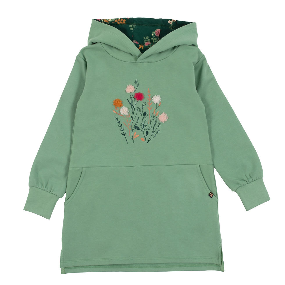 NANÖ Tunique à capuchon - Vert (2-6 ans)