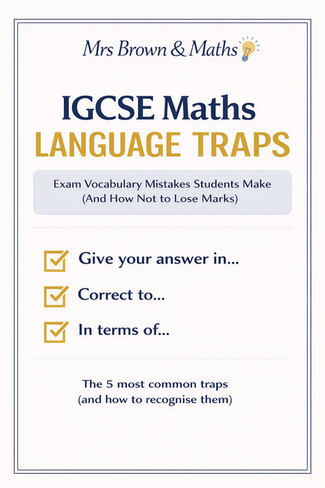 Maths English Vocabulary for the IGCSE Exam: How Language Can Cost You Marks