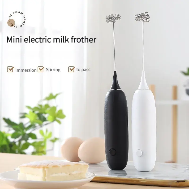 1PC Battery Model Handheld Beater Froth Mixer Kitchen Whisk