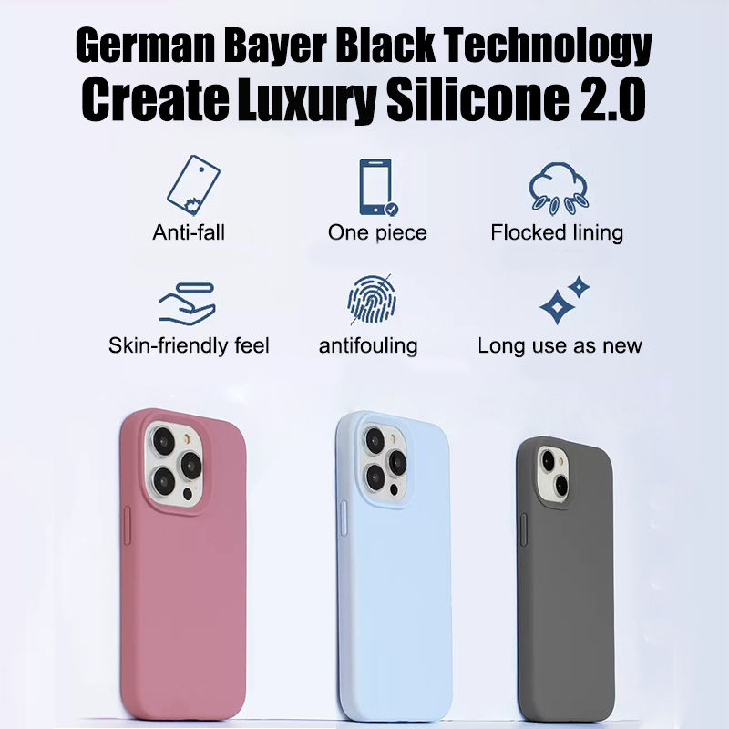 Miniatura: Luxury Liquid Silicone Phone Case for APPLE iPhone 11 13 12 14 15 16 Pro Max Cas