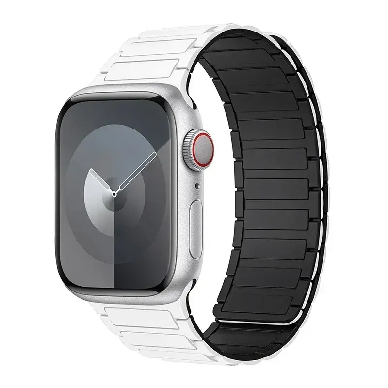 Miniatura: Magnetic Loop for Apple Watch Bands 44mm 40mm 49mm 45mm 41mm 38mm Silicone Brace