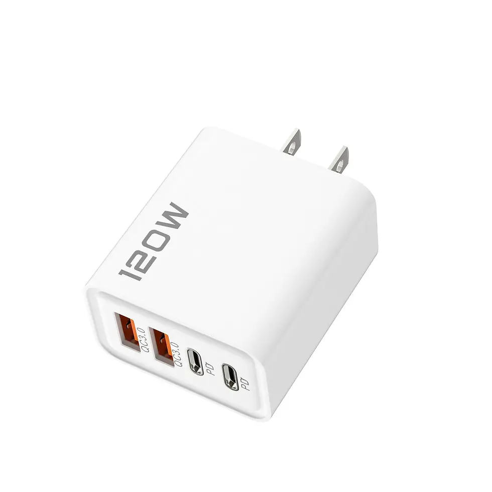 Miniatura: Fast Charger Muti Total 120W 4 Port USB