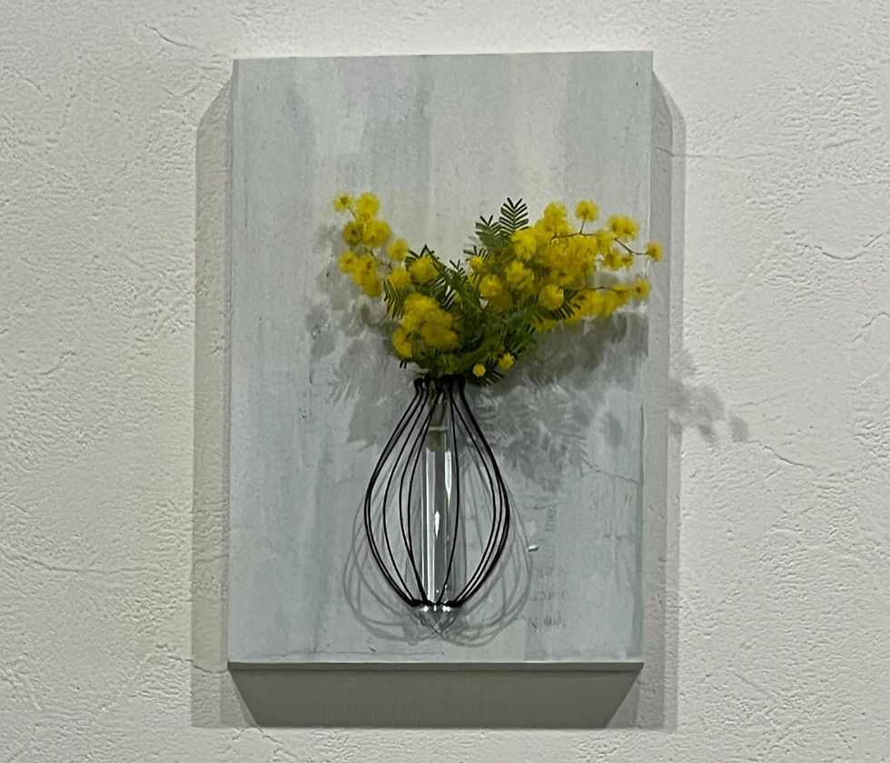 5/2 wire×plants -フレーム花器に季節の花を-