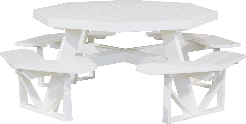 Thumbnail: Luxcraft Poly Octagon Picnic Table