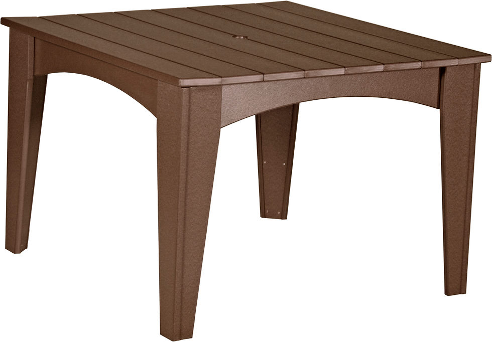 Thumbnail: Luxcraft Poly Island Dining Table (44" Square)