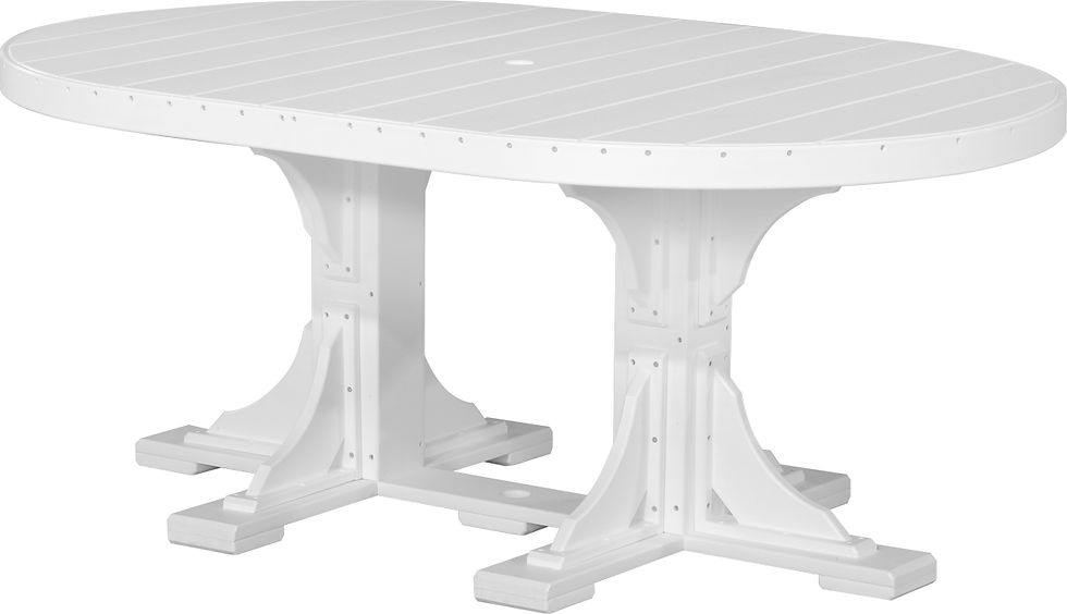 Thumbnail: Luxcraft Poly 4'x 6' Oval Table