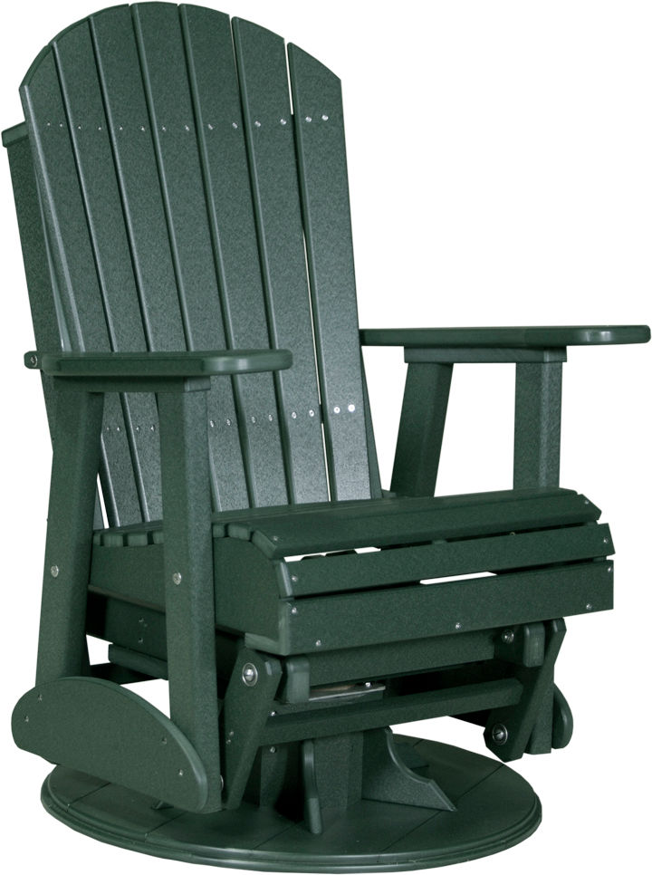 Thumbnail: Luxcraft 2' Poly Adirondack Swivel Glider