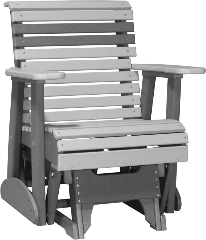 Thumbnail: Luxcraft 2' Poly Plain Glider Chair