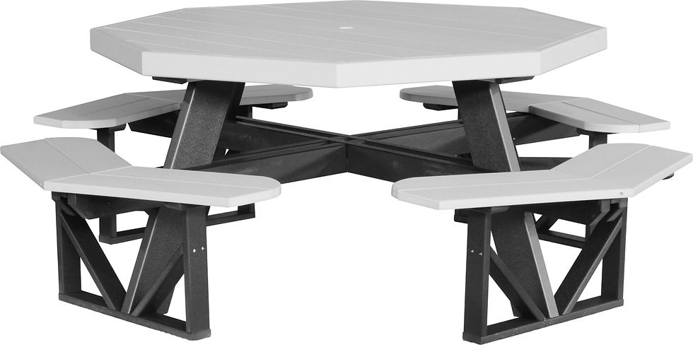 Thumbnail: Luxcraft Poly Octagon Picnic Table