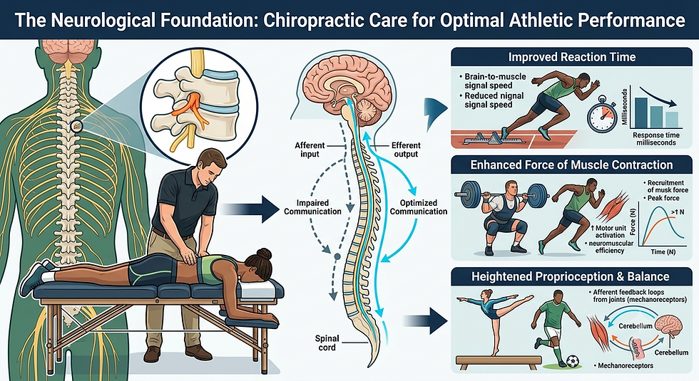 The Neurological Edge: How Chiropractic Care Unlocks Your True Athletic Potential
