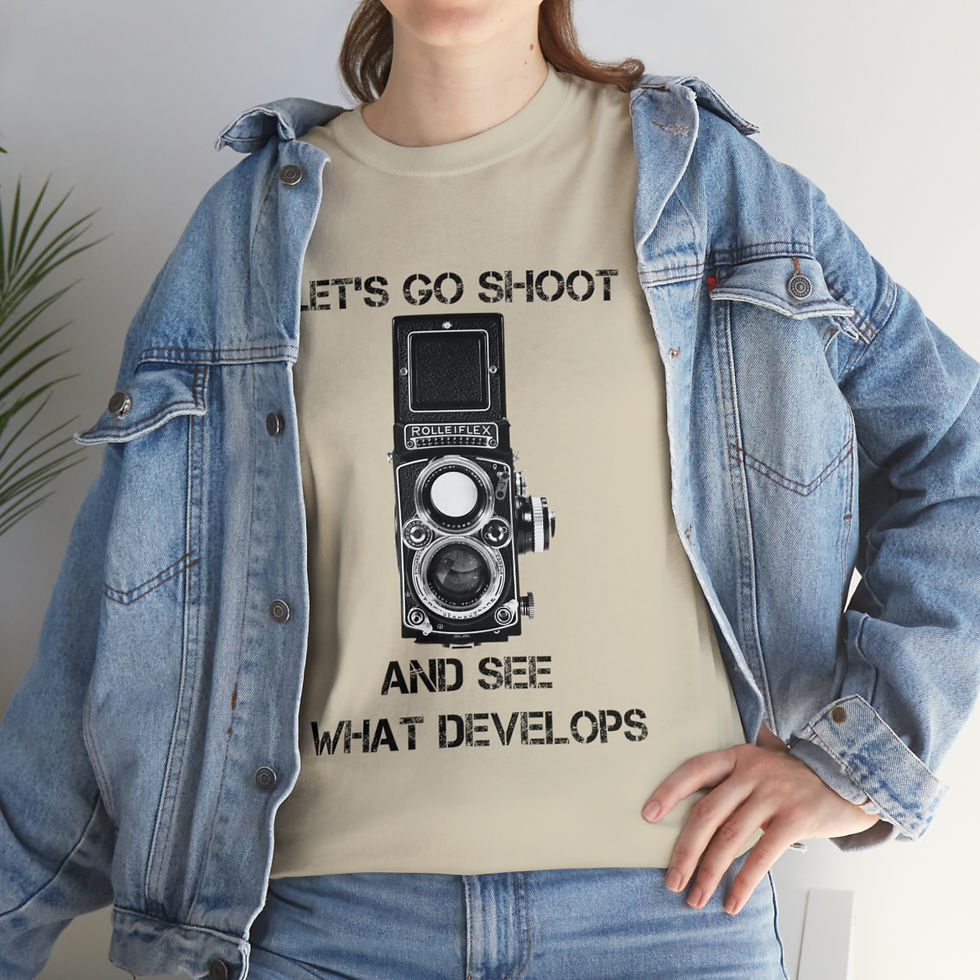 Thumbnail: Lets See What Develops Unisex Heavy Cotton Tee