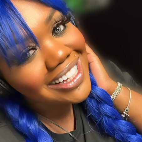 Beverly Blue lifestyle blog cover photo featuring a confident plus-size Black woman in stylish fashion, representing beauty, confidence, and luxury lifestyle