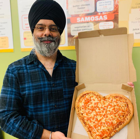 Pizza Factory Steveston - Heart-shaped Pizza