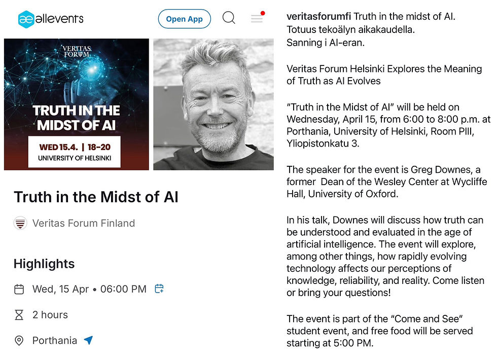 truth in the midst of ai