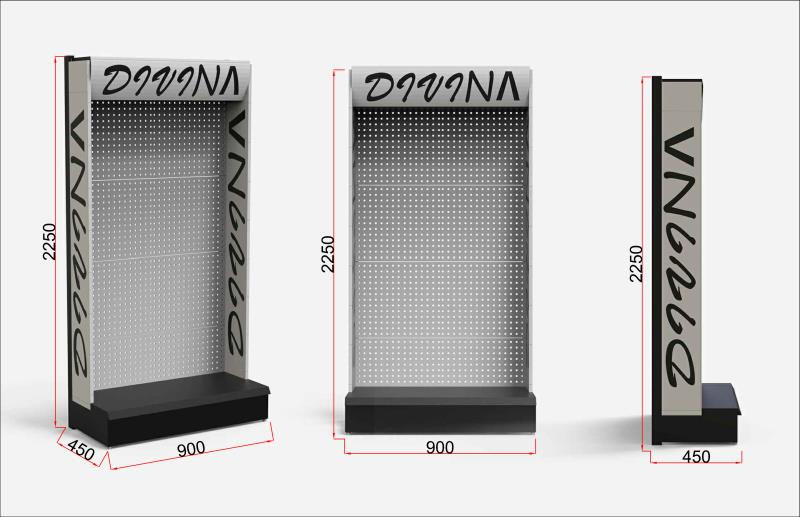 Full - DIVINA display - White, L