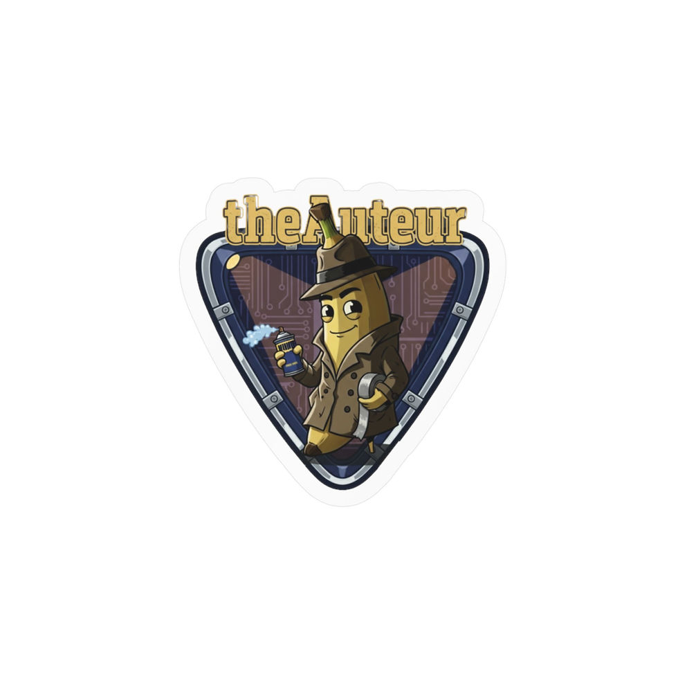 Thumbnail: The Auteur Badge: nanoBan1955 Cinematic Detective | Sticker Kiss-Cut Vinyl Decal