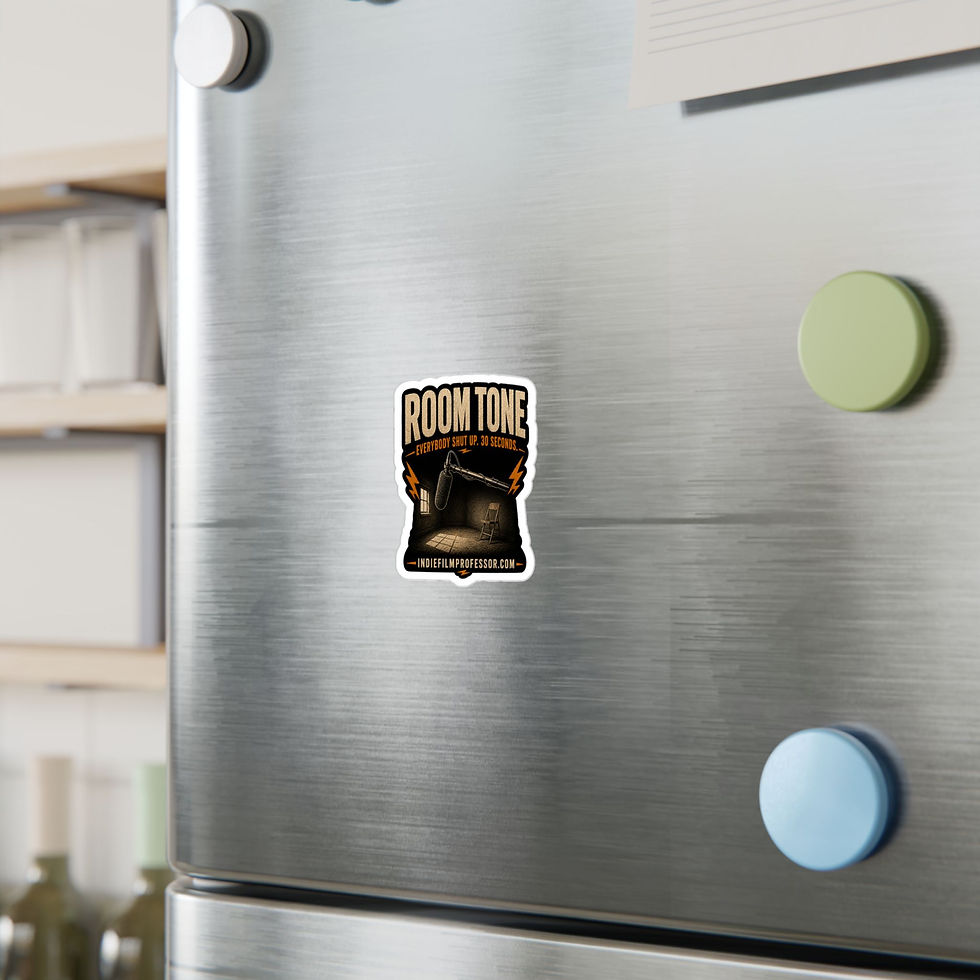 Thumbnail: Room Tone Microphone Sticker — Sound Engineer "Everybody shut up. 30 seconds."