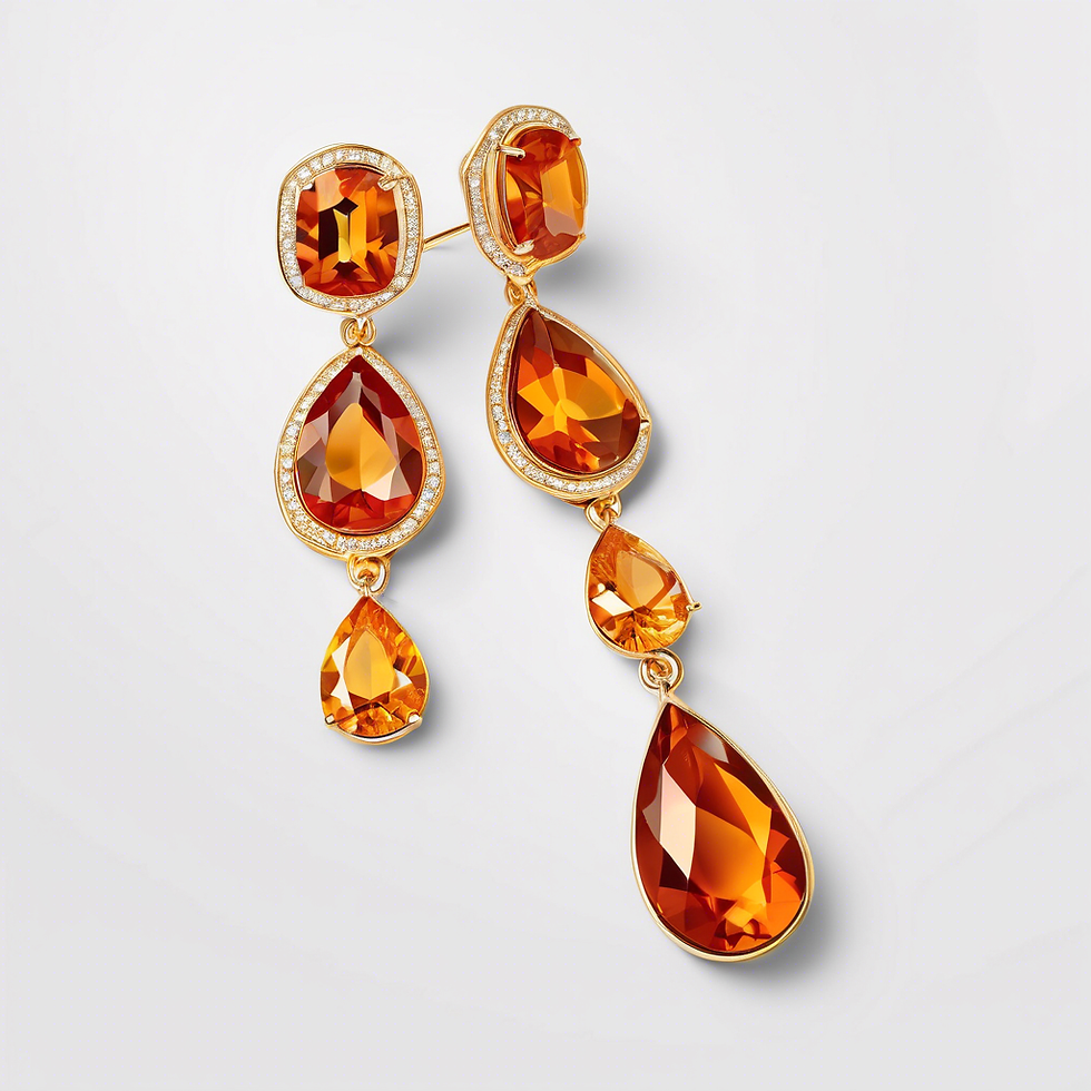 Gold Drop Earrings