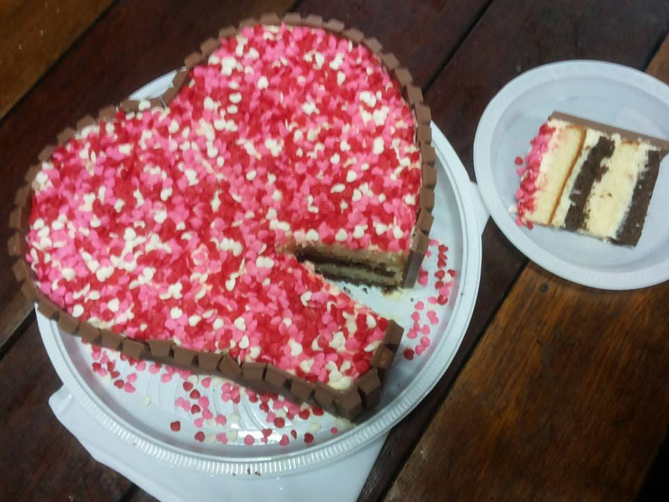 Torta Coração Grande