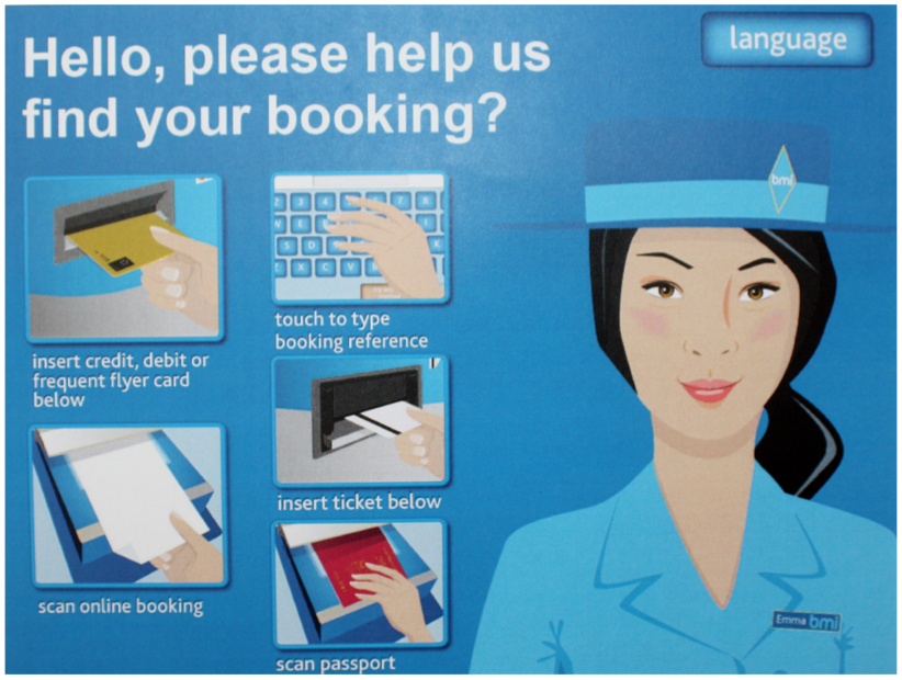 BMI Self Check-in Kiosk